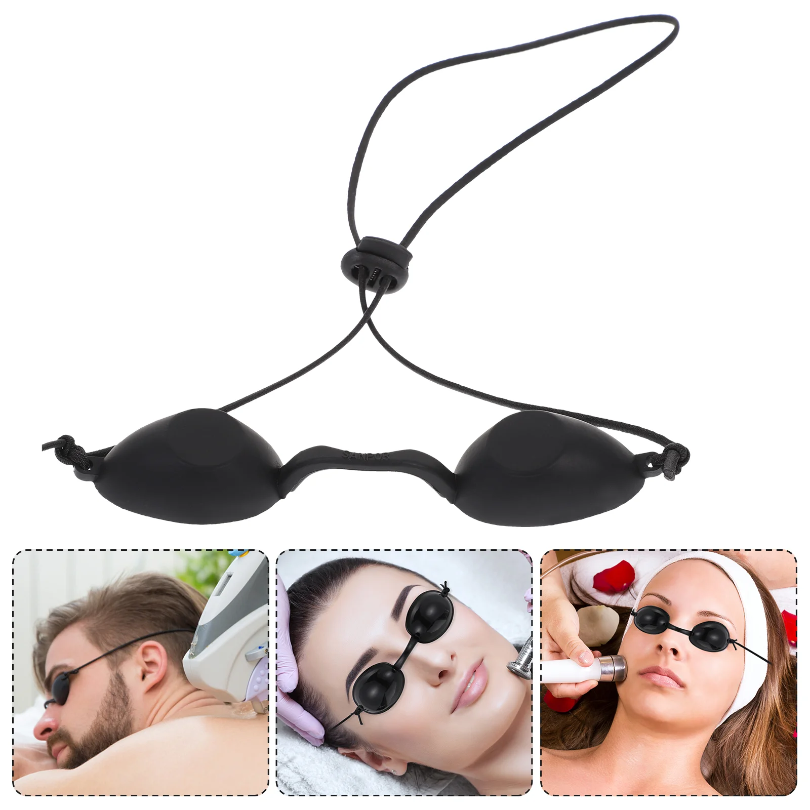

Eye Tanning Goggles Glasses Bed Eyepatch Safety Patch Indoor Tanninggoggles Uv Red Tanningbed Sunbathing Beauty Lines No Face