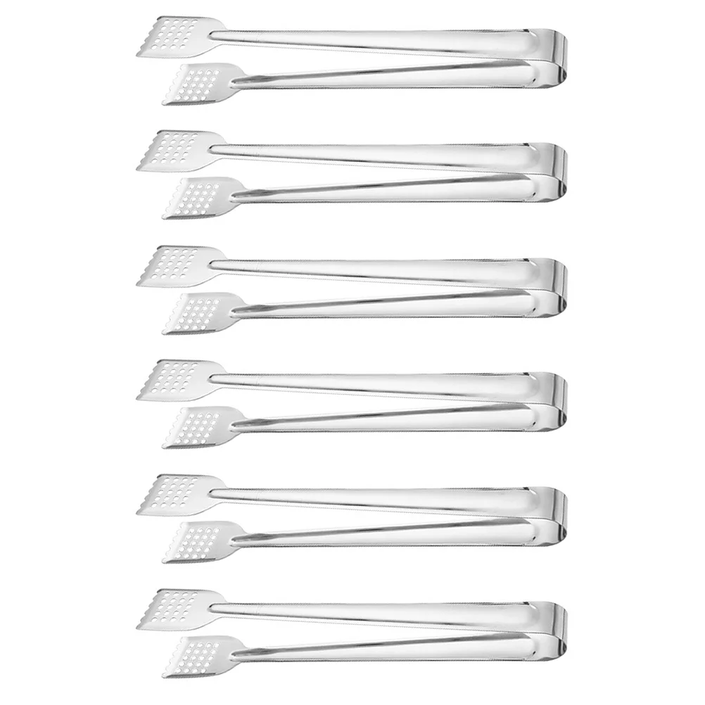 

Tongs Tong Grill Steel Bread Bucket Stainless Candy Snack Cubes Sugar Serving Vegetable Ice Clamp Fruit Tools Appetizers Cooking