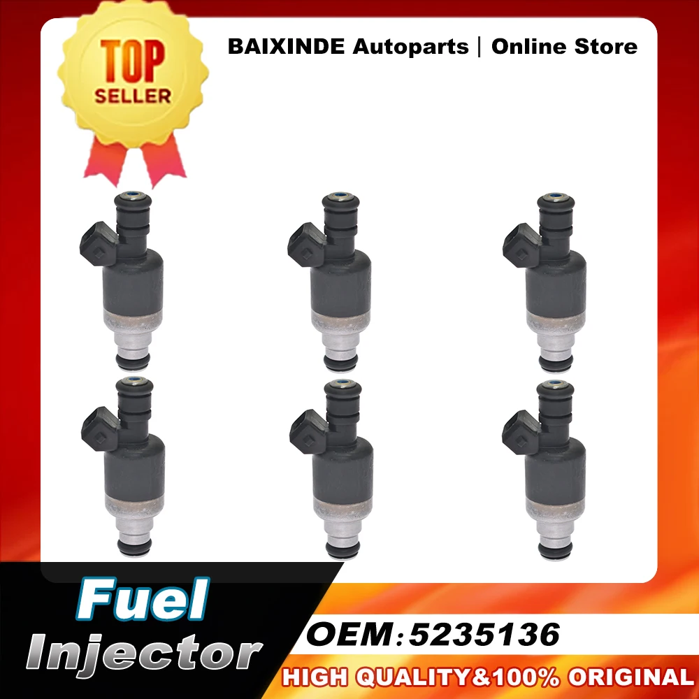 

1/6PCS OEM 5235136 Fuel Injector For Oldsmobile Achieva, Pontiac Firebird, Chevrolet Celebrity, Cadillac Cimarron, Buick Century