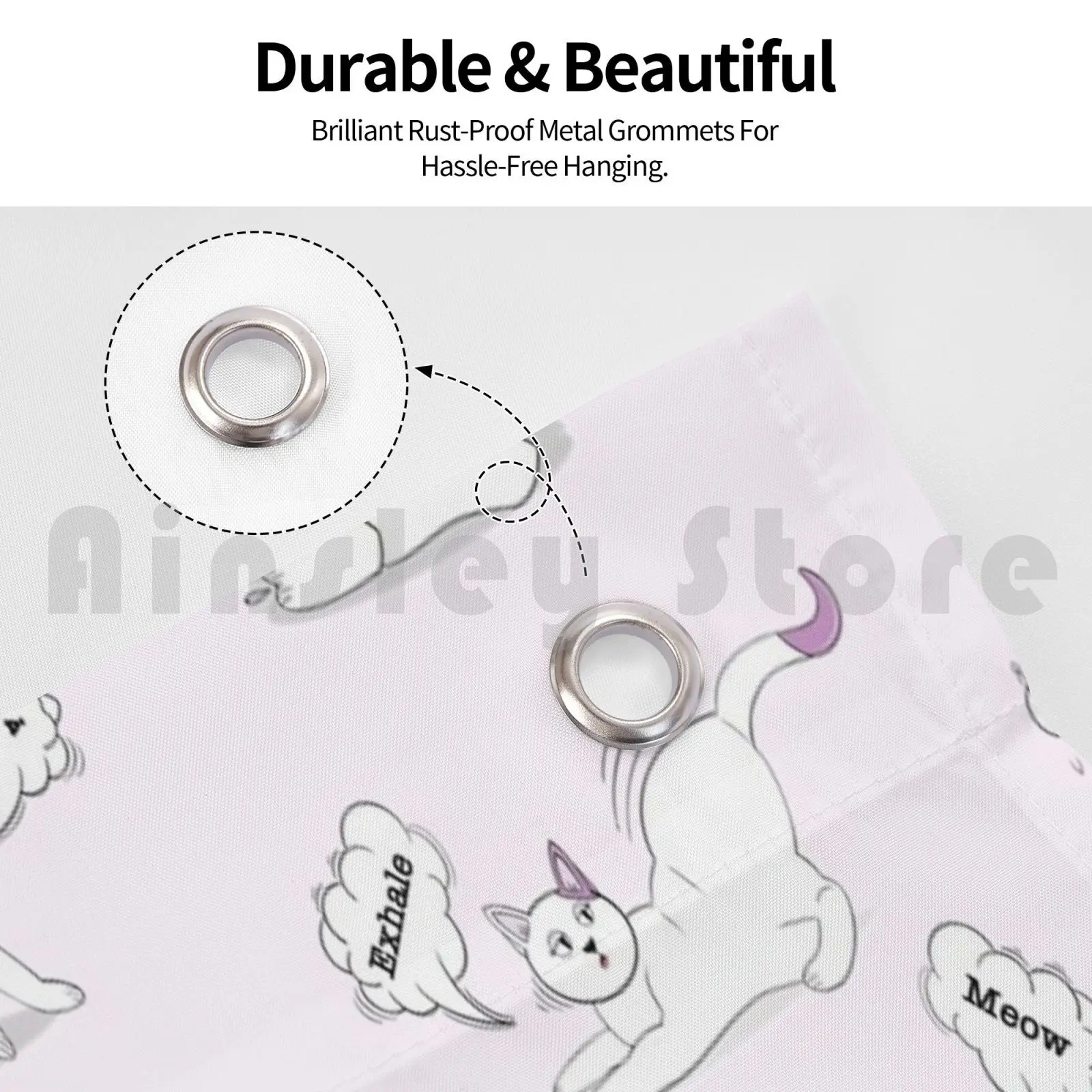 Вдох. Выдохните. Кошка для йоги флаг Автомобиль Забавная Повседневная Любовь