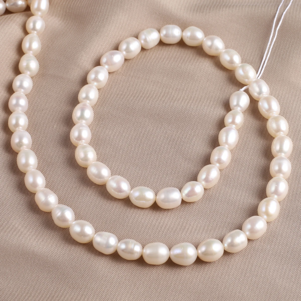Natural Freshwater Mini Pearl Beads 7-8mm AAA  Elegant Loose Pearl Bead for Jewelry Making Diy Women Necklace Bracelet Crafts
