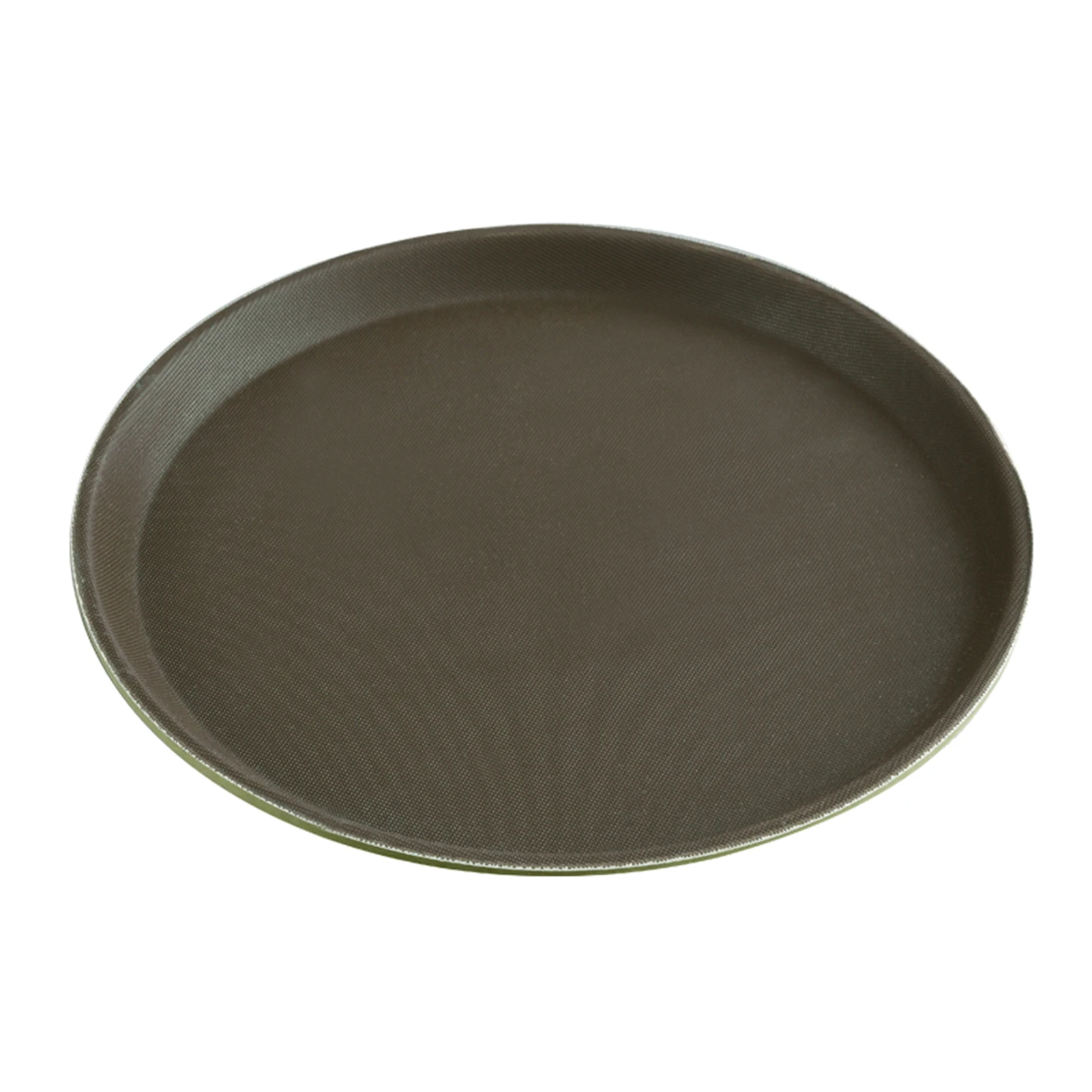 

2pcs Anti Slip For Drinks Multipurpose Easy Clean Round Serving Tray Bar Home Kitchen Space Saving Restaurants Snack Food