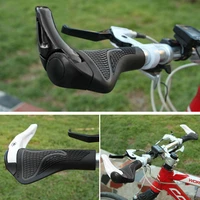 ultralight bicycle handlebar grip shockproof bicycle handles anti slip mountain bike grips mtb aluminium alloy lock bicycle grip