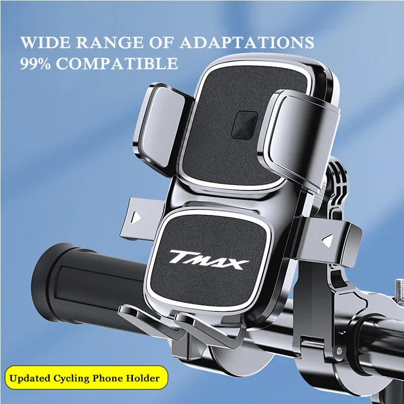 Фото Для T MAX530 Yamaha TMAX 530 Tmax 500 T-MAX 560 tmax 560 подставка для мотоцикла, кронштейн для велосипеда, руль, противоскользящий зажим, навигация №1