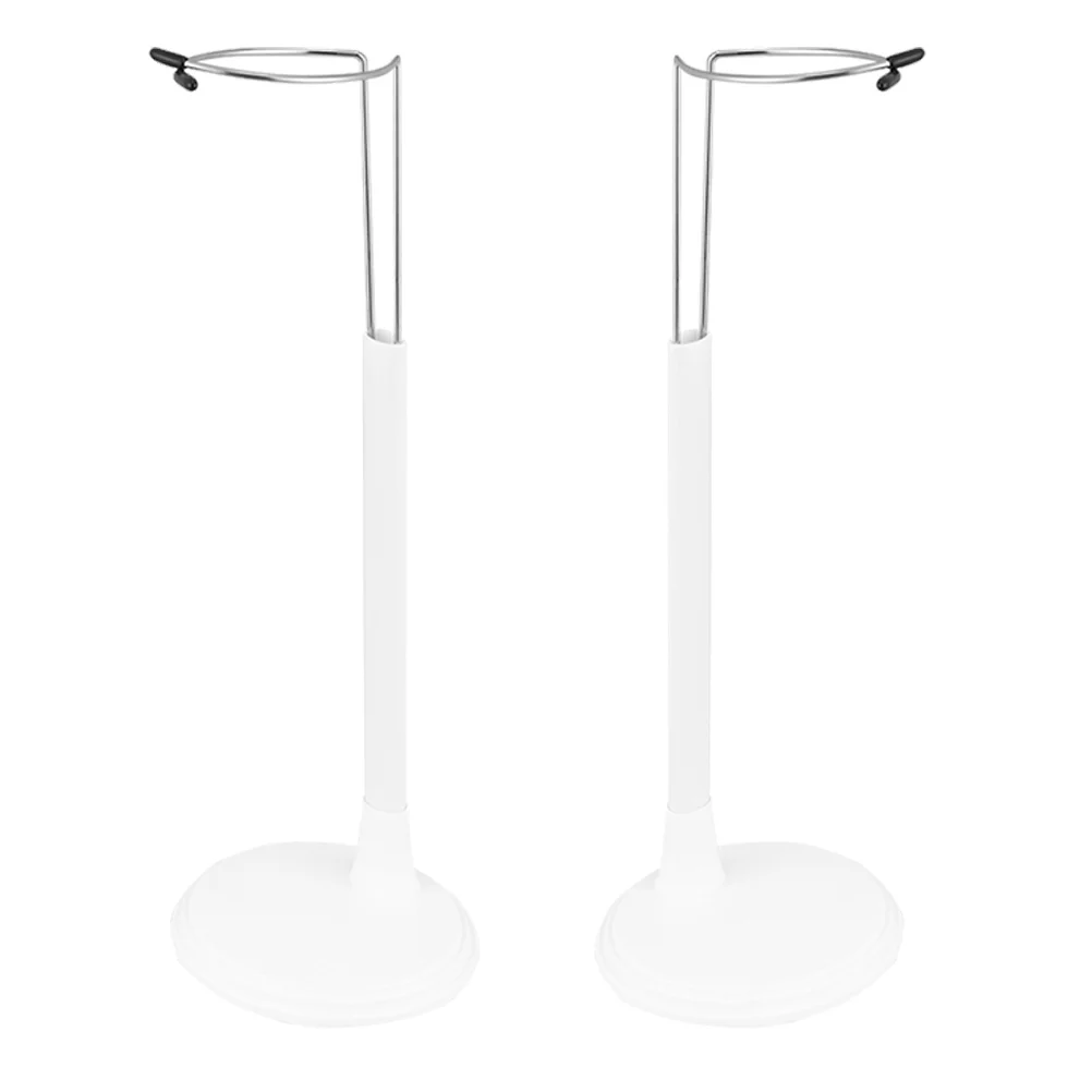 

2Pcs Support Stand Portable Bear Organizer Display Bracket Holder Frame Rack for Home Shop 25cm White