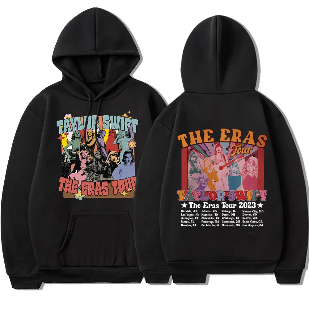 

Taylor 2023 World The Eras Tour Concert Hoodie Men's Women's Fashion Sweatshirt Harajuku Oversized Streetwear Hoodies for Men