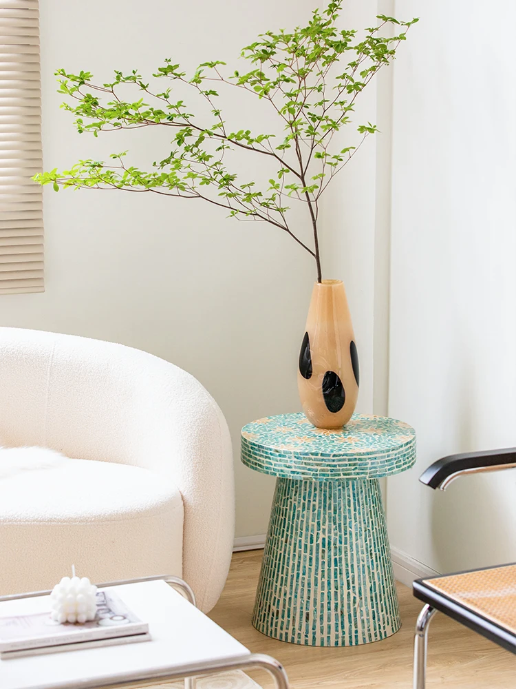 Круглый журнальный столик светильник роскошная мебель для библиотеки Диванный