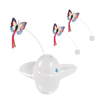 fluffy cat toy butterfly automatic electric butterfly 360 rotating kitten toys 360 rotate clockwise or counterclockwise cat