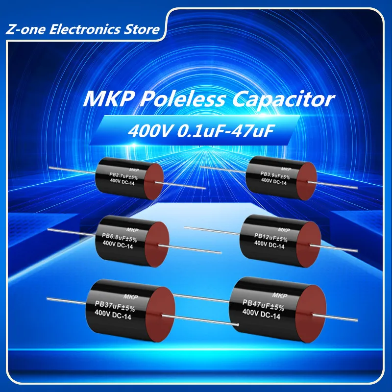 

2Pcs MKP Series 400V 0.1uF-47uF Audiophile Frequency-Divided Audio Capacitor Divider 0.1UF 0.22 0.47 1 2.2UF 4.7UF Speaker Audio