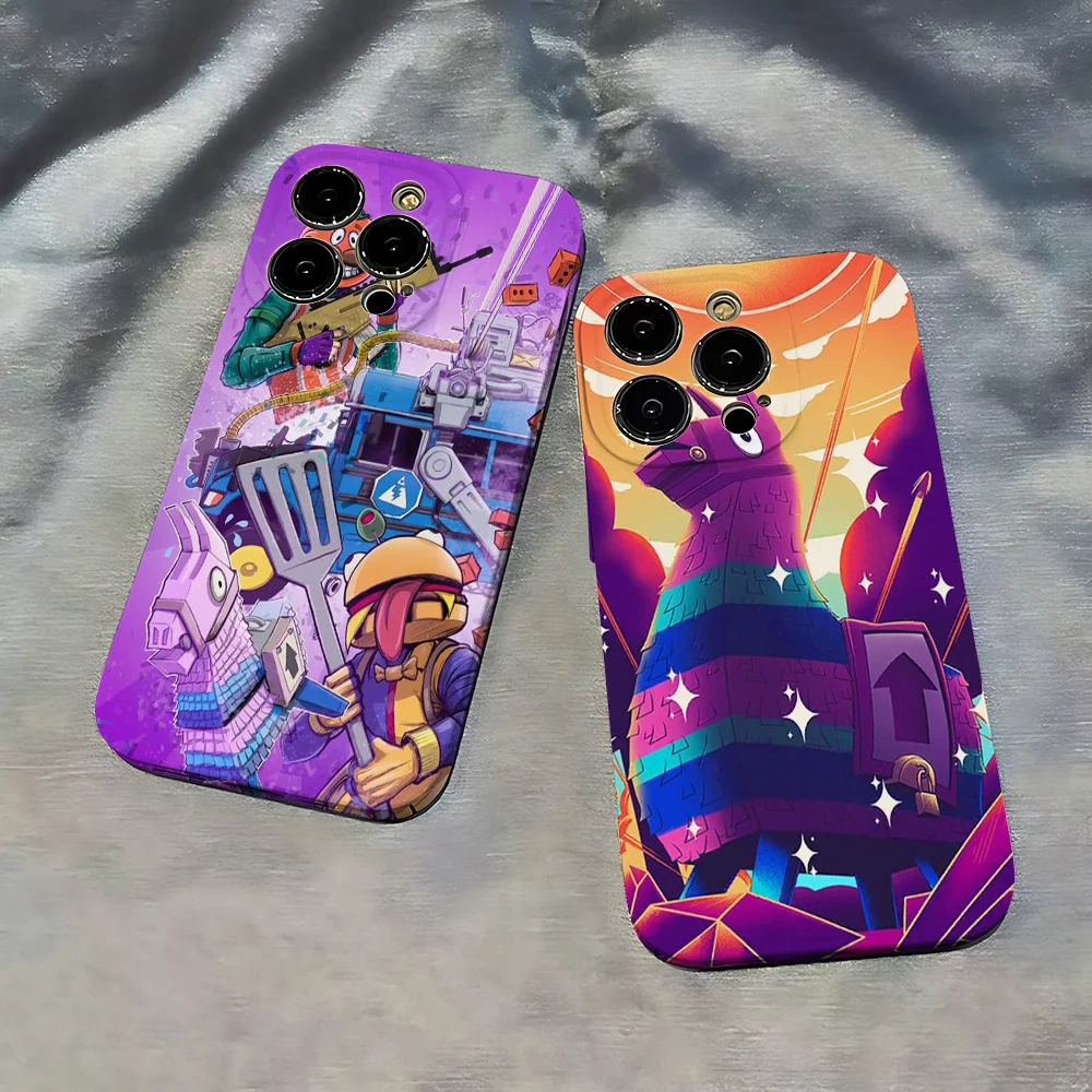 Защитный глянцевый Жесткий Чехол HD для ПК популярный чехол телефона F-FortniteS IPhone 16