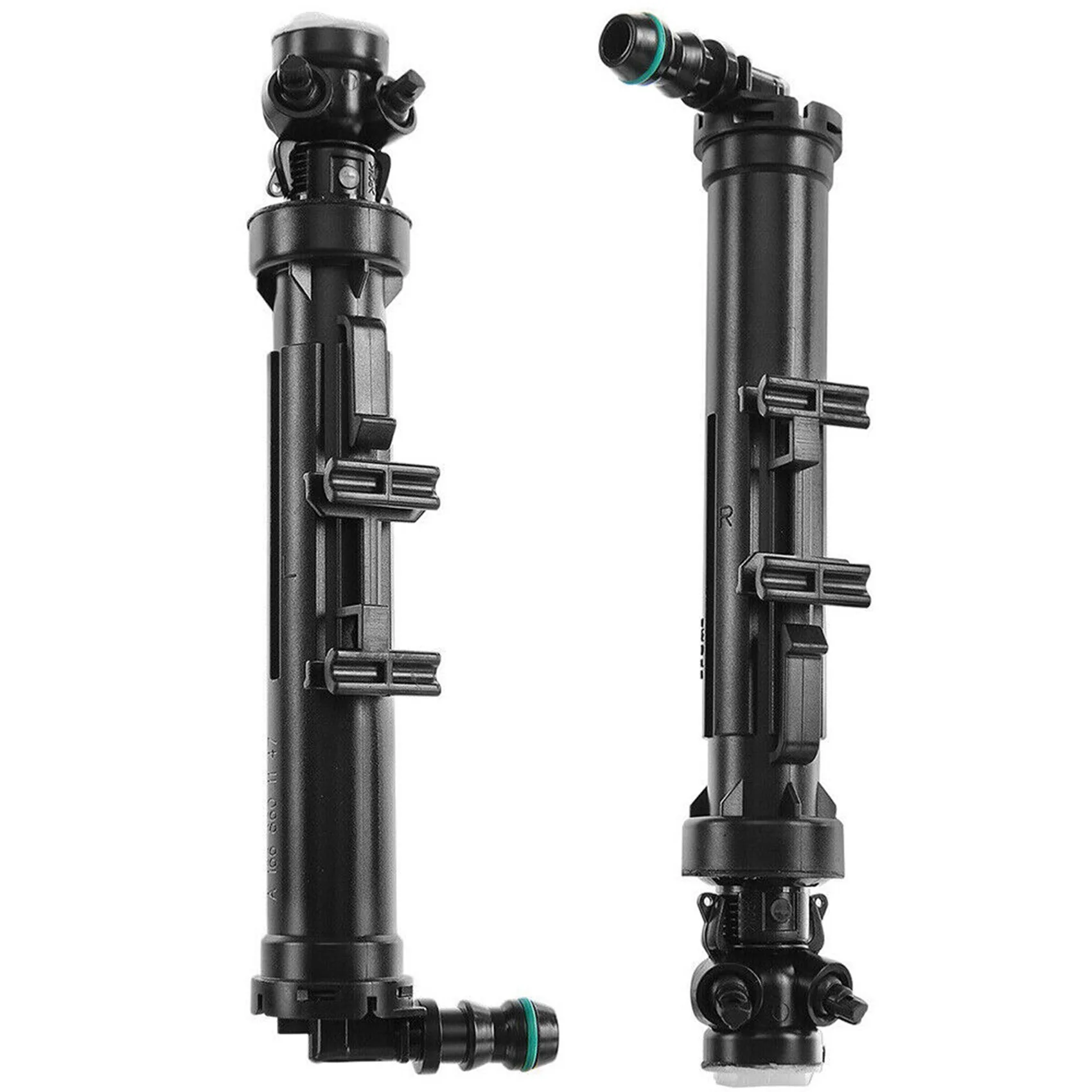 

2Pcs Left+Right Headlight Washer Nozzle for - W166 ML350 ML550 ML63 1668601247,1668601147