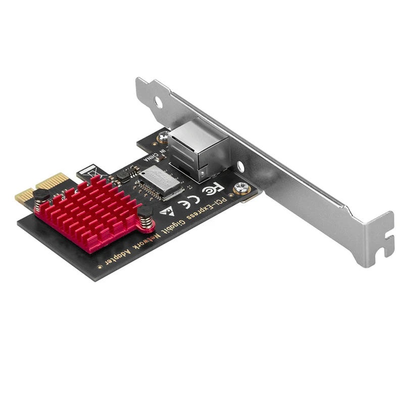 Адаптер сетевых карт 1 ГБ PCIE Сетевая карта PCI Experss X1 to Single Port RJ45 LAN NIC 10/100/1000 Мбит/с