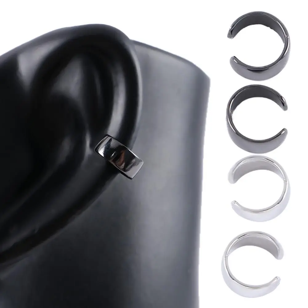 Корейские Серьги-клипсы В Форме Сердца Модные Унисекс Манжеты Для Ушей Из