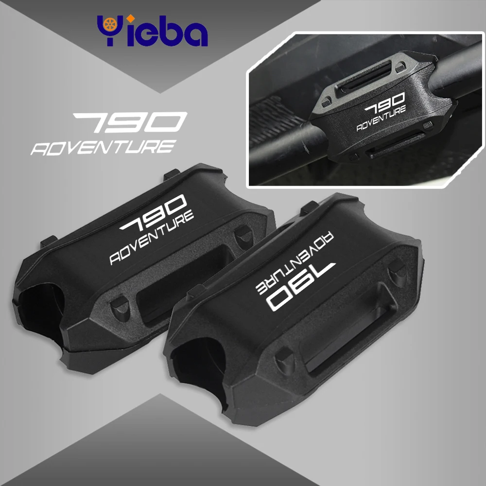 

790 ADV Motorcycle Engine Crash bar Protection Bumper Decorative Guard Block For 790ADVENTURE R 790 ADVENTURE 2019 2020 2021