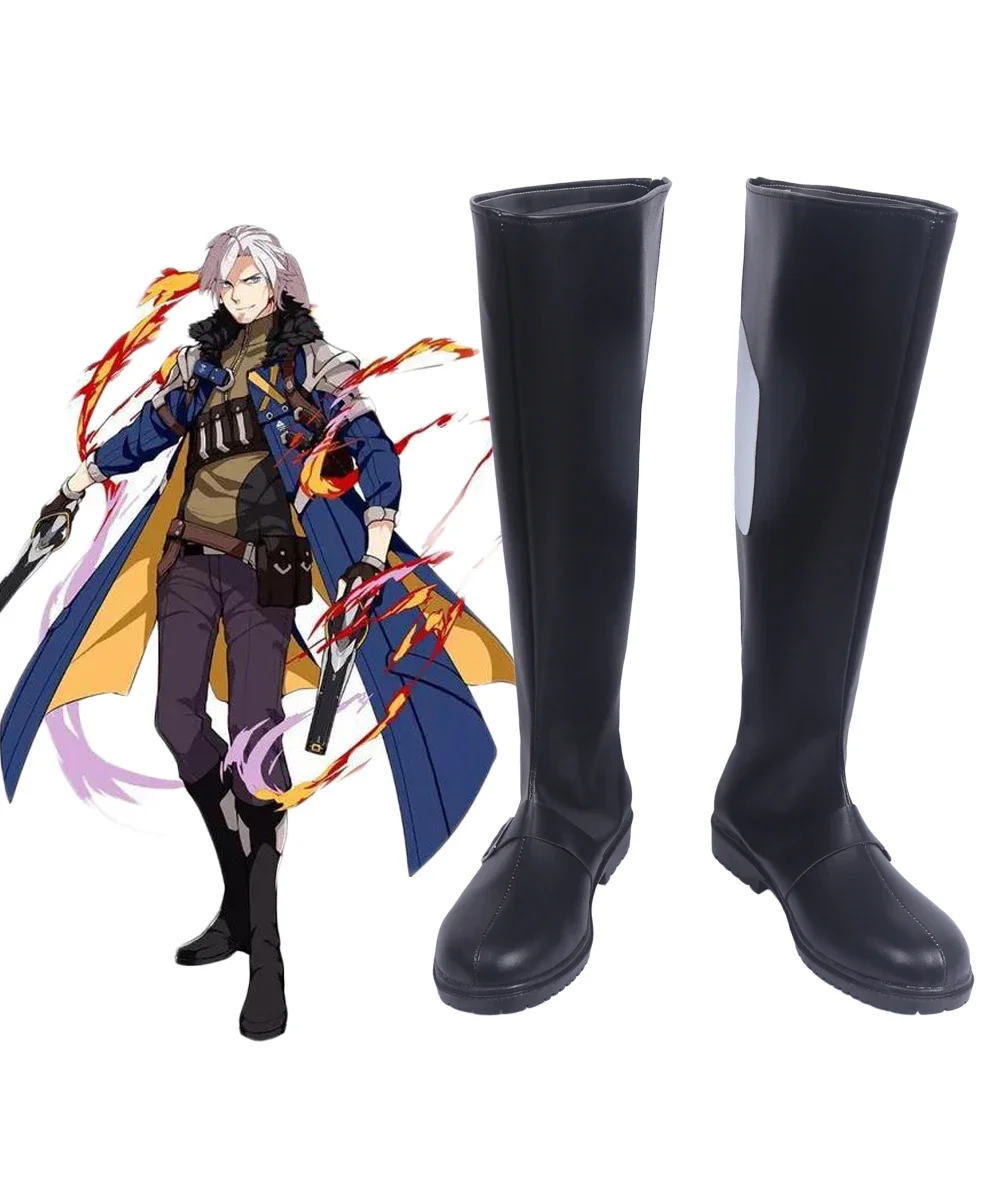 Обувь Siegfried Kaslana для косплея Honkai Impact 3 ботинки черные туфли на заказ любой размер