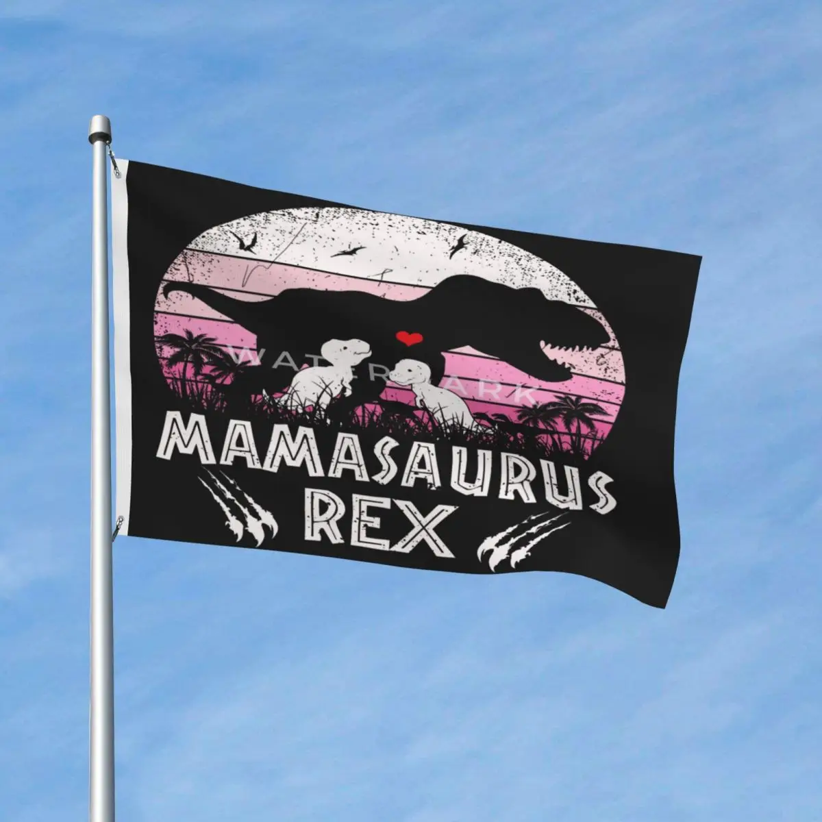 

Mamasaurus Rex декор с флагами Современный Легкий свет