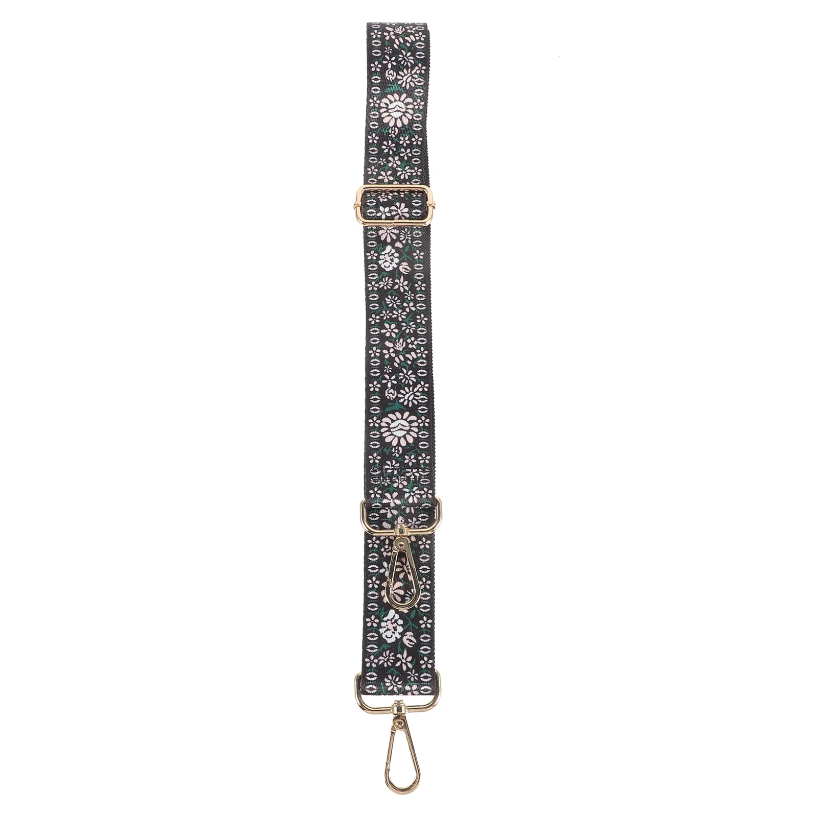 

Shoulder Strap Floral Pattern Banjo Adjustable Musical Instrument Replacement Straps Polyester Belt Decor