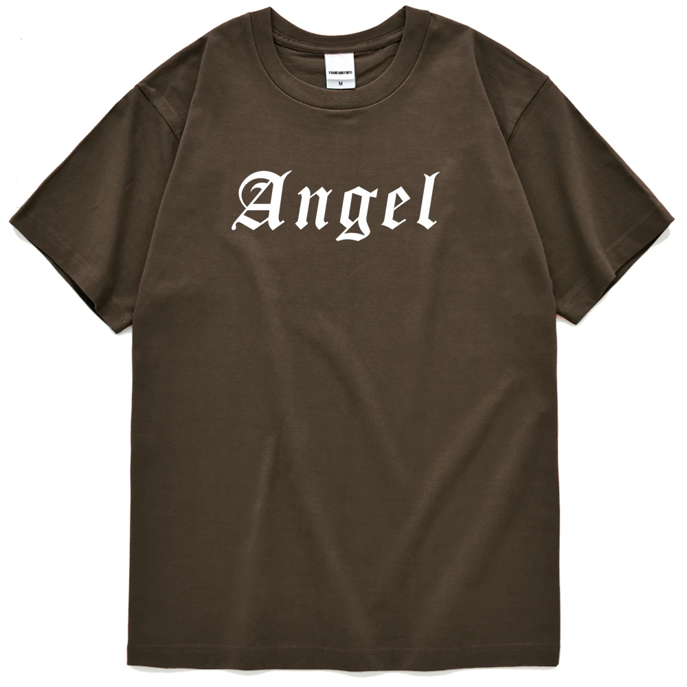 

Футболка мужская с надписью «Angel Creative»