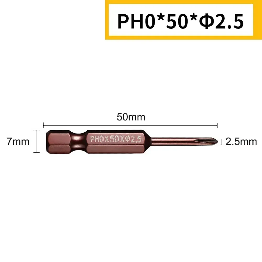

Набор бит для отвертки PH00 PH0 PH1 PH2 из легированной стали 50 мм