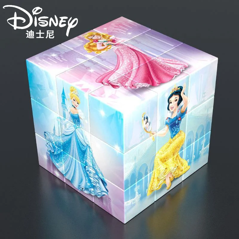 

NEW Disney Snow White Rubik's Cube Educational Toys Children's Full Set of Third-order Smooth Cartoon Patterns Antistress Gifts