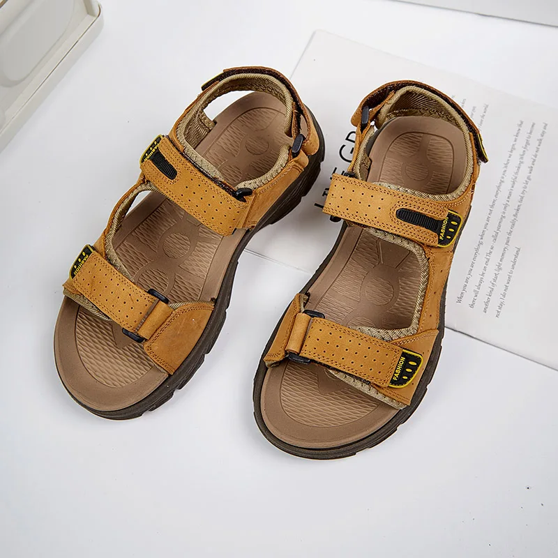 

2022 Hot Sale Beach Sandals For Men Plus Size 45 46 Casual Mens Sandals Outdoor Man Hiking Sandals Fashion Casual Shoes Male