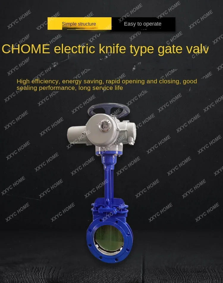 Электрический ножевой затвор DM/PZ973X-10C литая стальная мякоть шлаз шлака