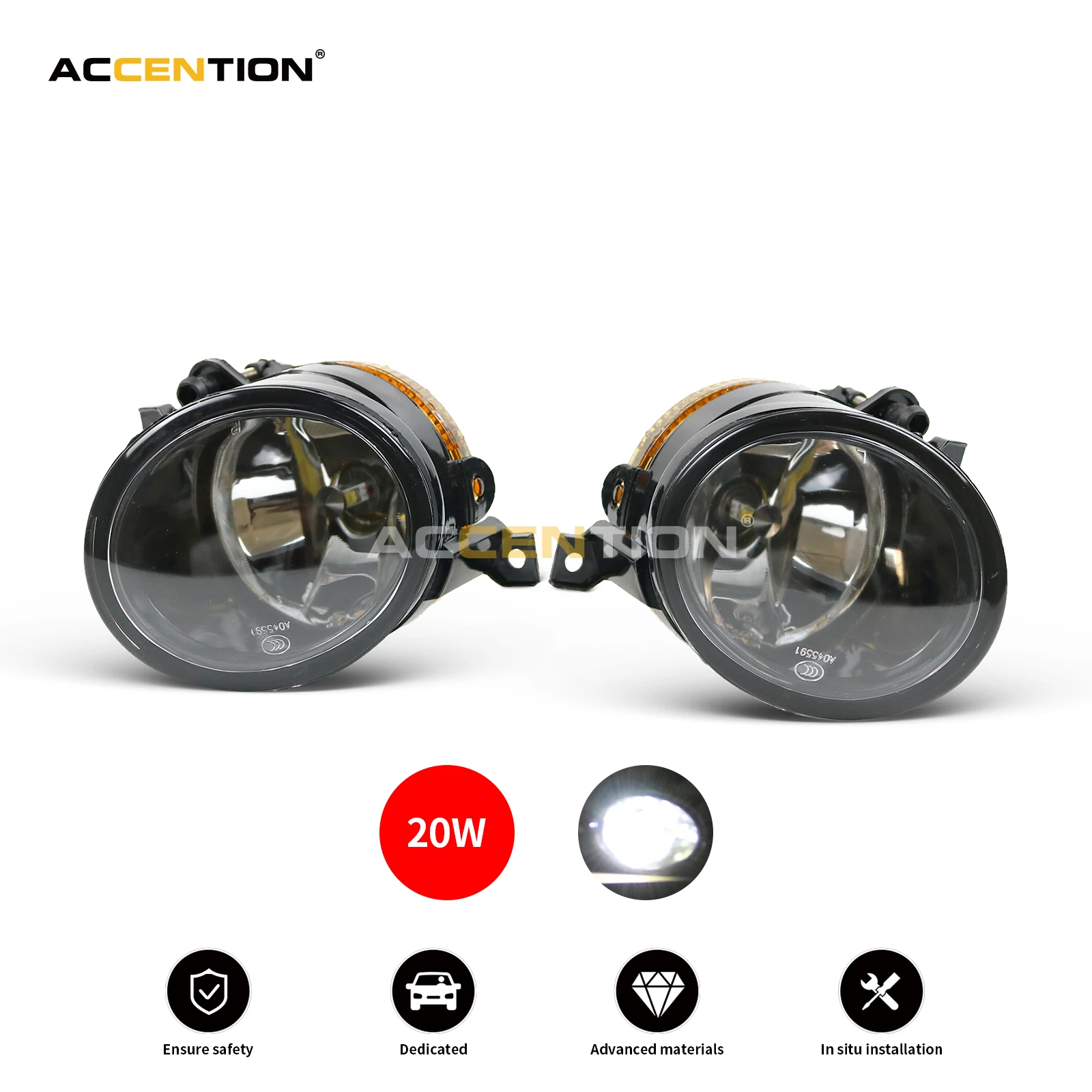 

For VW Scirocco 2009 2010 2011 2012 2013 2014 Front Bumper 20W LED Fog Lamp Fog Light