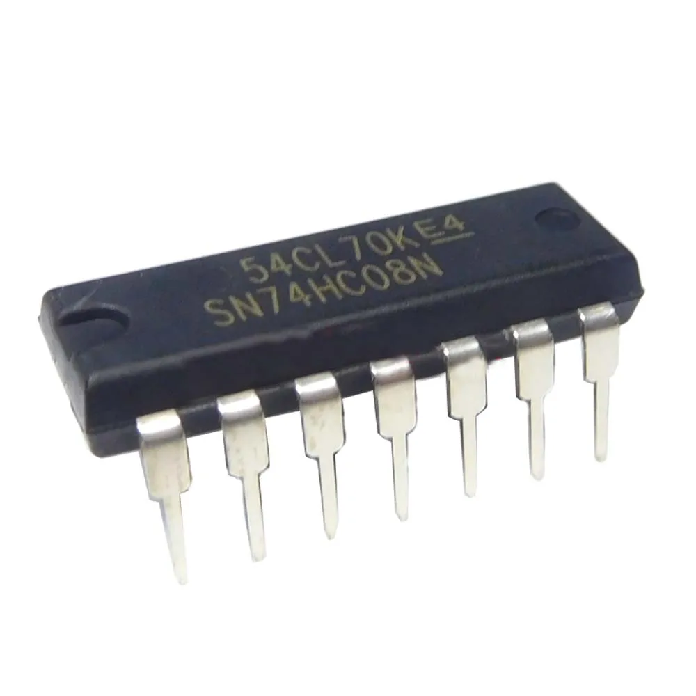 

10PCS SN74HC08N DIP14 SN74HC08 DIP 74HC08N 74HC08 DIP-14 new and original IC