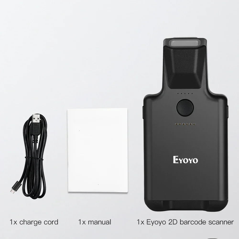 Фото Сканер штрих-кода Eyoyo USB Bluetooth1D 2D PDF417 Код матрицы данных Maxicode Сканирование экрана Android iOS Телефонная система Компьютер №5