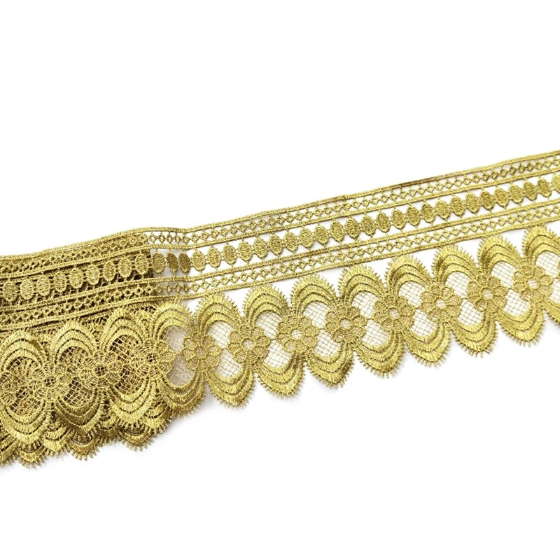 

1 ярд, кружевное искусственное украшение для костюма, аппликация для платья из полиэстера, рукоделие, ткань для шитья