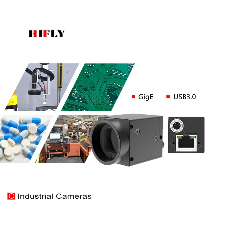 HIFLY Промышленные камеры 1600x1200 1 9 МП с глобальным затвором GigE камера машинного
