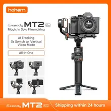 Hohem iSteady MT2 Kit for Mirrorless Camera Action Camre Smartphone, Stabilizer for Sony/Nikon/Canon, 3 Axis Gimbal Load 1.2kg