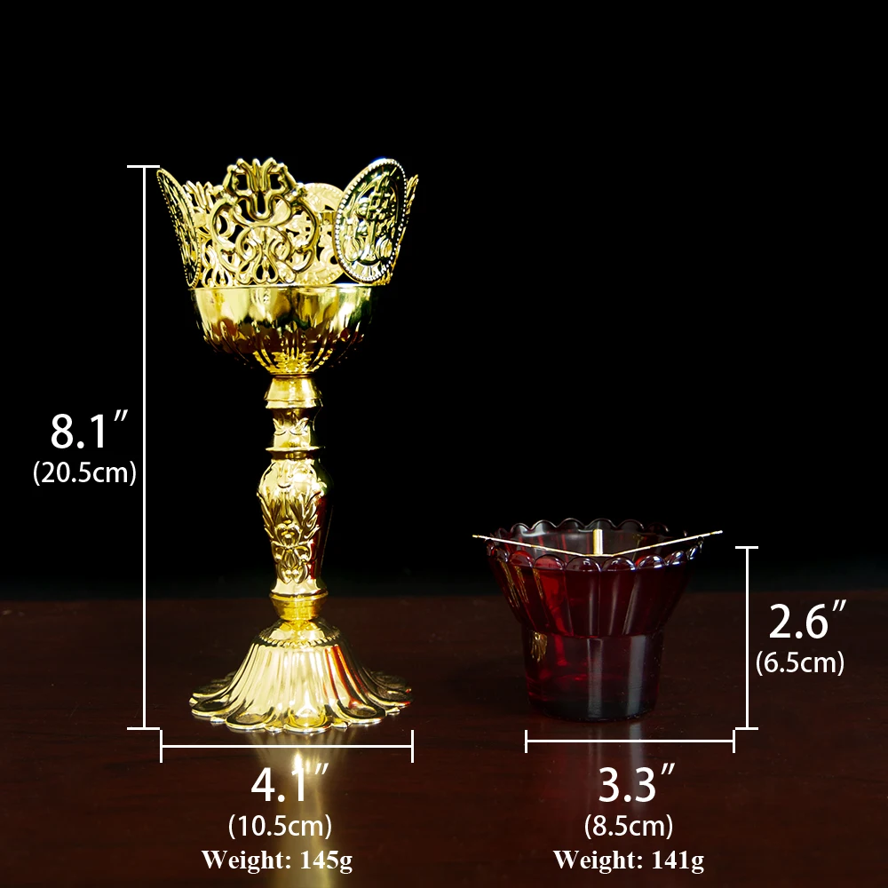 Классические ретро подсвечники из сплава для религиозных церквей домашний декор