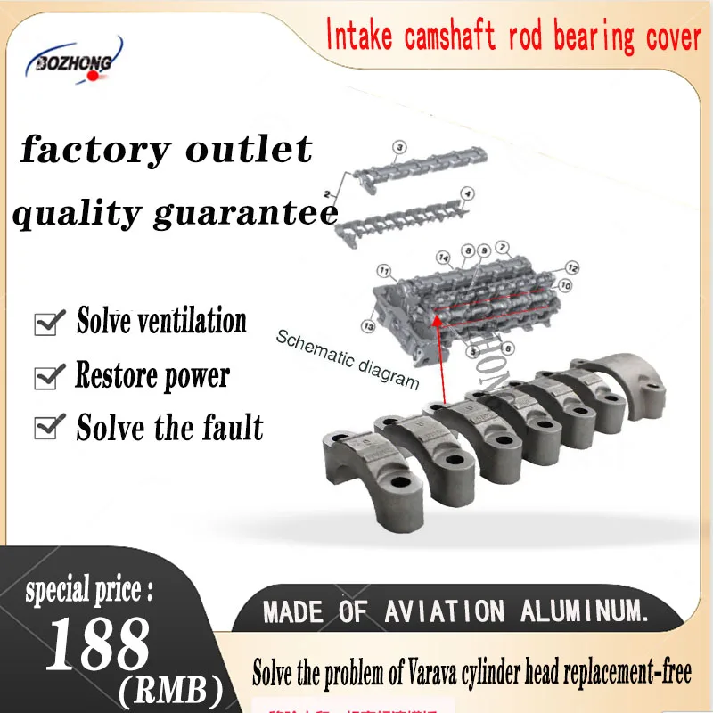 Крышка подшипника впускного распредвала подходит для ремонтного комплекта BMW F10