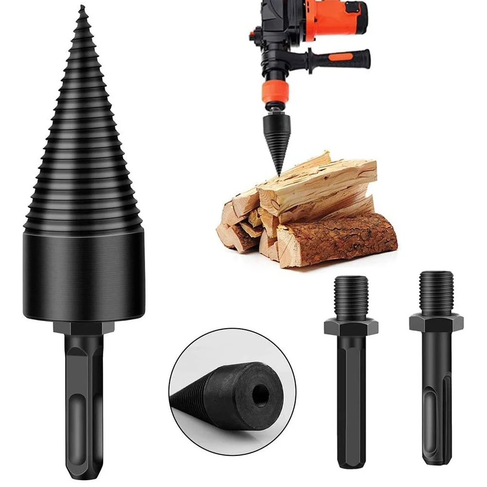 

High Speed Hex Shank Twist Firewood Drill Bit Square Round Shank Hex Shank Drill Bit For Electric Drill Woodworking Tool