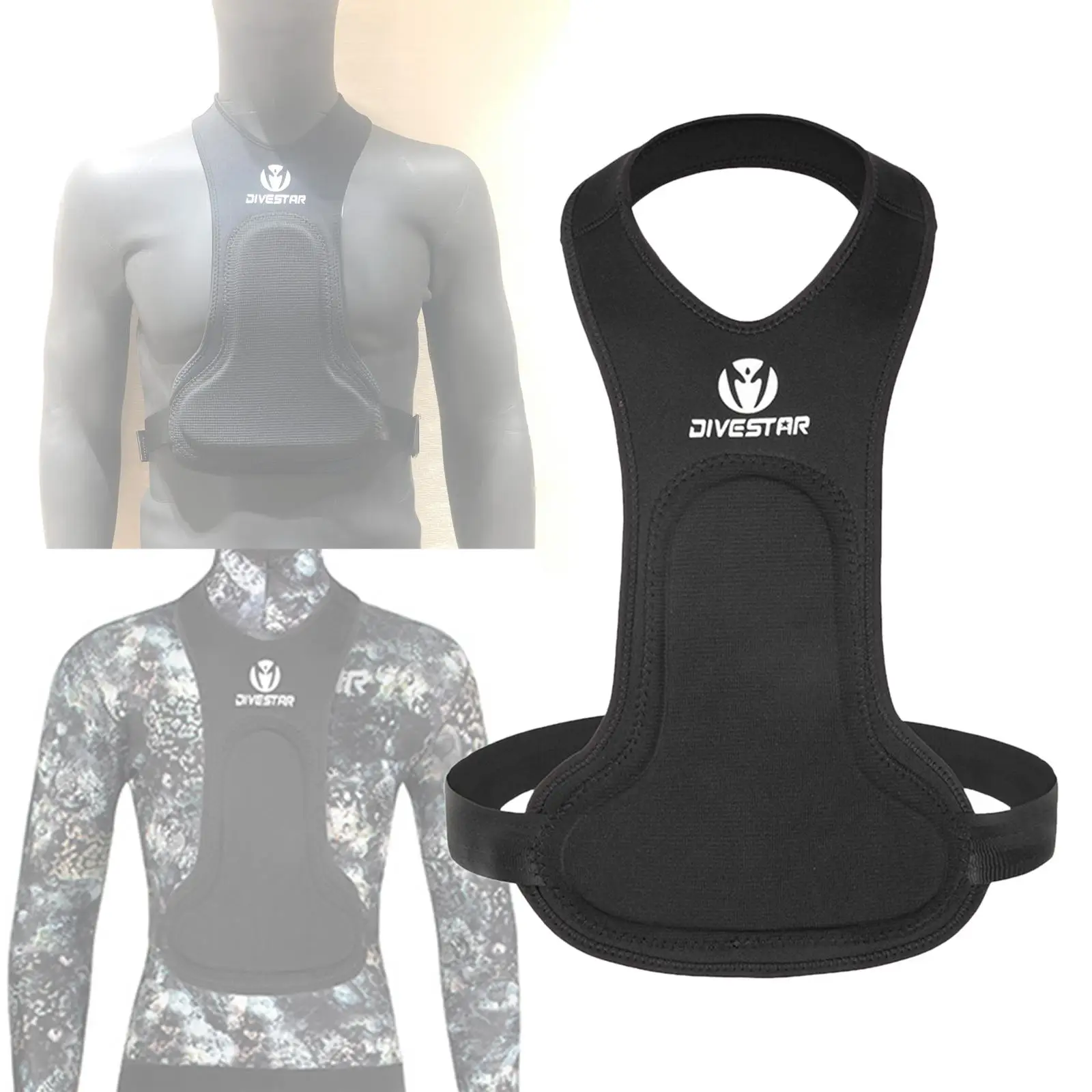 

Diving Breast Vest Adjustable Protection Chest Loading Pad for Spearfishing