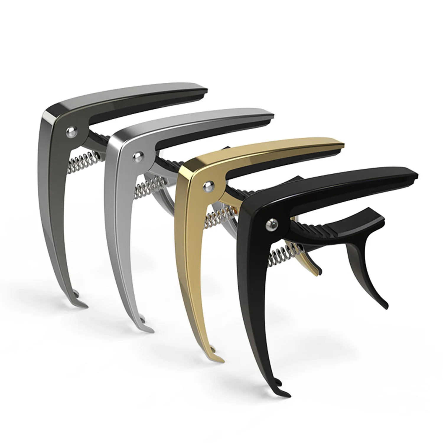 

Быстросменный гитарный каподастр, легкий каподастр из цинкового сплава для акустических и электрических гитар, басов, укулеле, Прямая пост...