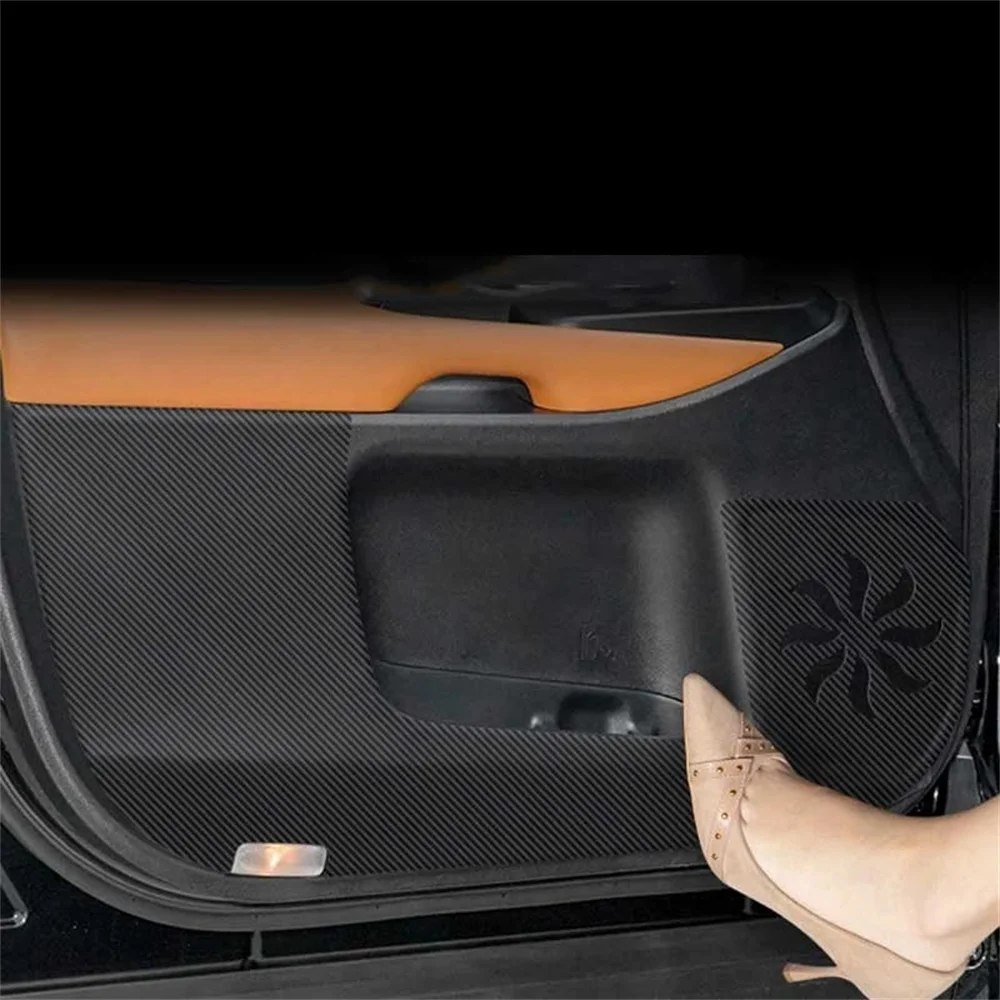 

Car Interior Door Mat Anti-kick Pad Protection Cover for Toyota Highlander 2015 2016 2017 2018 2019 2020 2021 2022 XU50 XU70