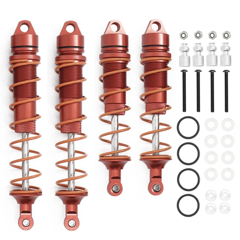 

4Pcs Metal Front And Rear Shock Absorber Damper For Arrma 1/8 KRATON Outcast Notorious 1/7 Mojave RC Car Upgrade Parts