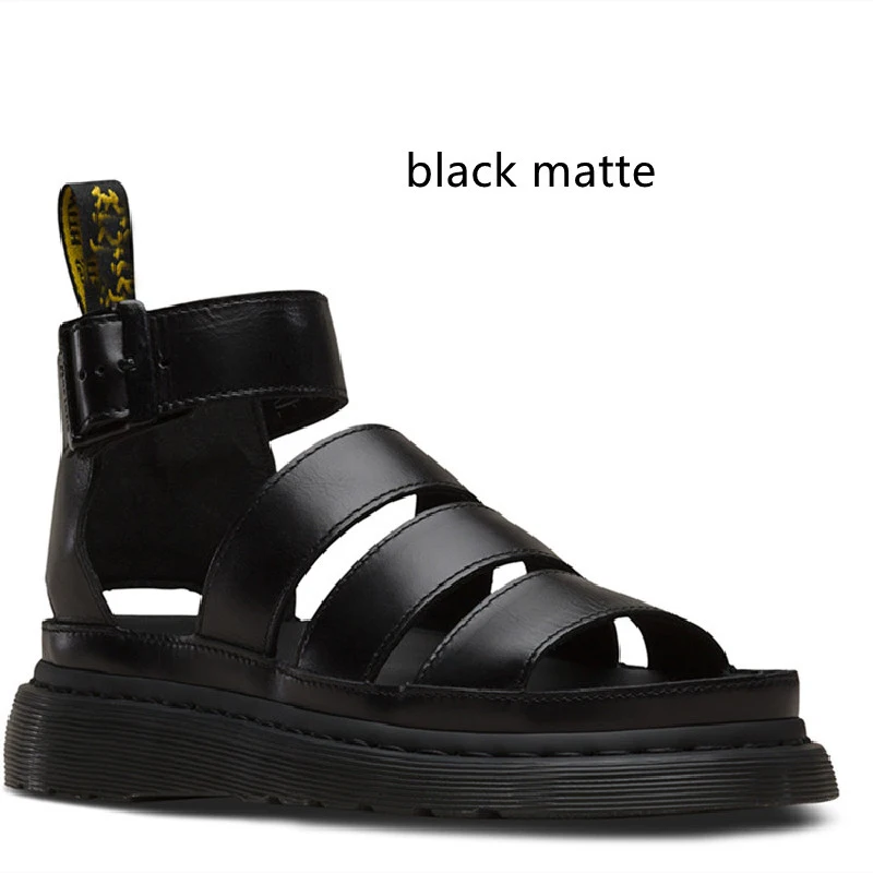 

Летняя обувь из натуральной кожи для женщин светильник для леди, шлепанцы Martin, женские сандалии 2021, модная женская обувь для леди