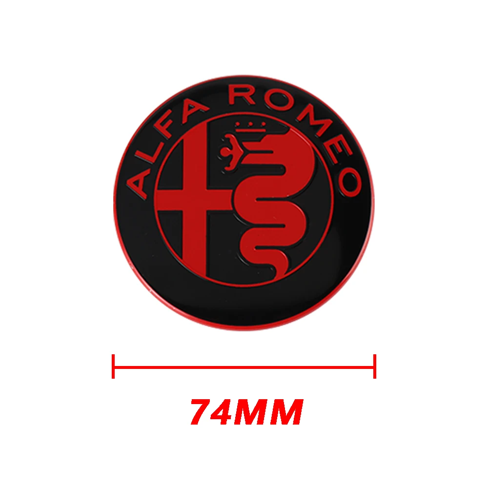 75 мм Alfa Romeo значок на руль автомобиля передняя эмблема капота для Giulia Stelvio Giulietta 156