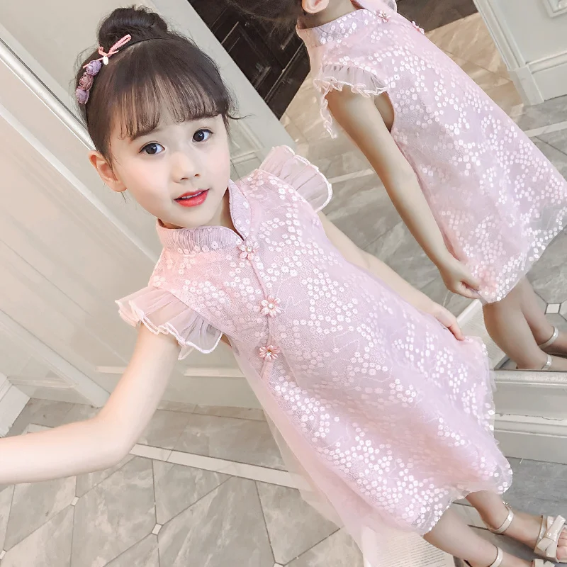 

Платье для маленьких девочек, летняя одежда, платья с цветами, детские платья на свадьбу и вечеринку для девочек, детские платья принцессы из тюля Q347