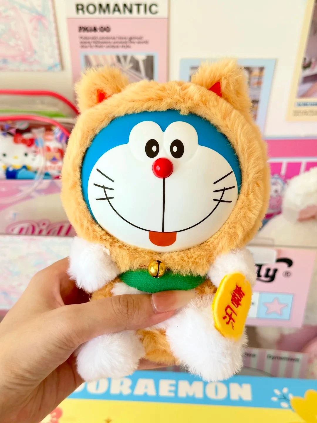 Аутентичная плюшевая слепая коробка Doraemon Wishing Lucky Cat, модная милая позитивная фигурка, загадочная коробка, виниловая кукла в стиле аниме, коллекционные подарки для девочек (art.: 3920ce9cb6bbf) - 3920ce9cb6bbf