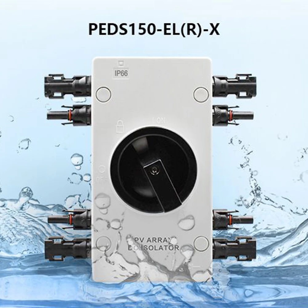 

Control Switch Solar Disconnector 1000V 32A 4-Pole DC IP66 Isolation Conversion PV Switch Photovoltaic Dedicated