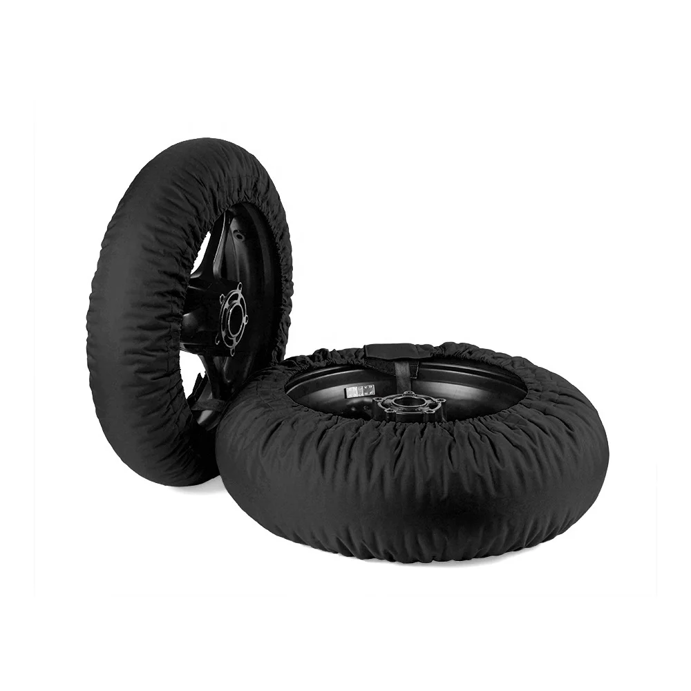 

Motorcycle Racing Tyre Warmer Front 120 Rear 165 Fit Motorcycle With 17inches Wheels Digital Control Box 0-99 Degree Black