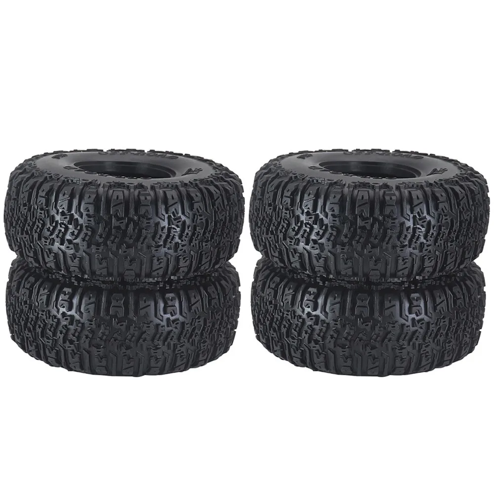 1 9-дюймовые резиновые шины 120 мм для 1/10 Rc Crawler Car Redcat Yikong Rc4wd D90 Rgt Axial Scx10 90046 Trax/as Trx4 Trx6