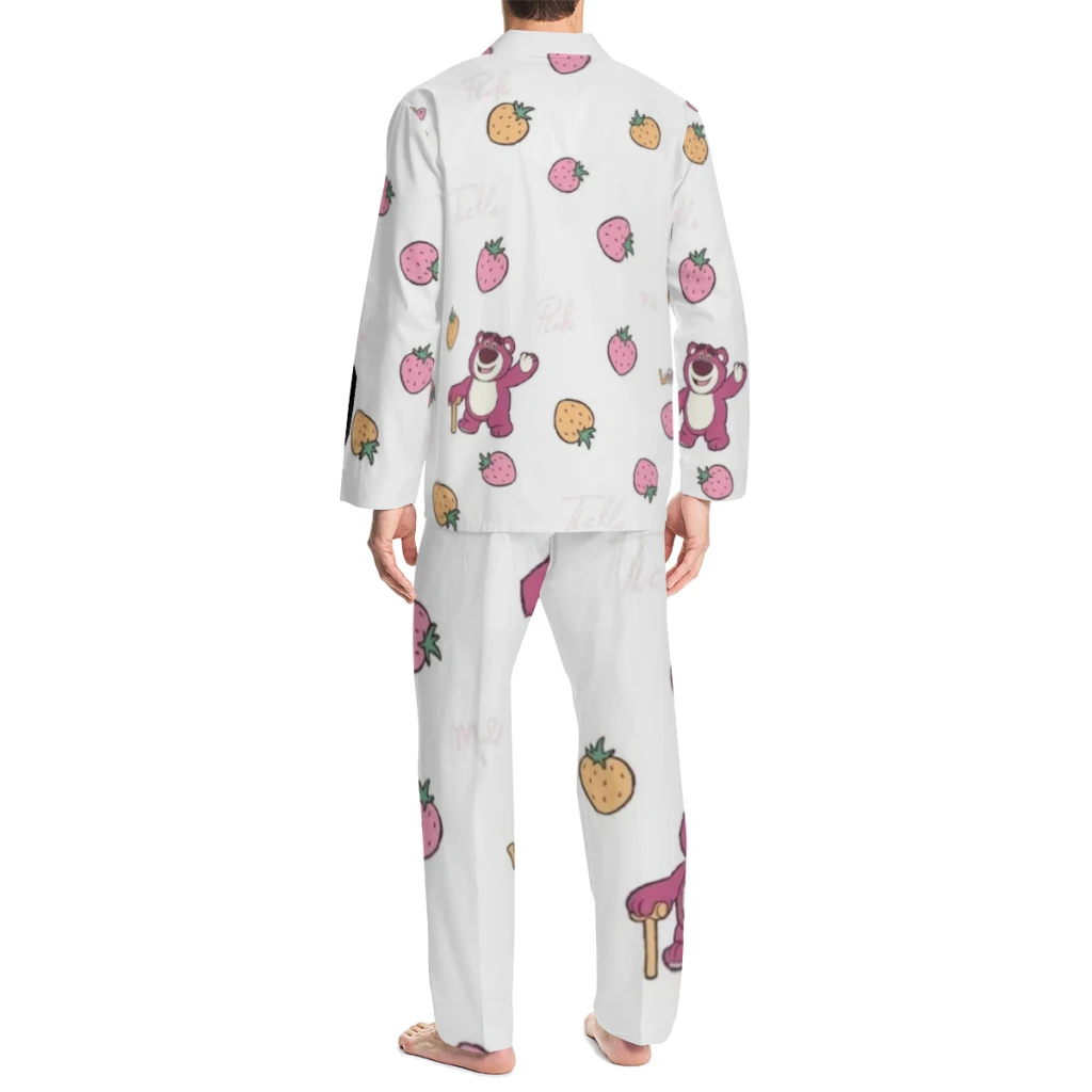 Белая пижама Disney Strawberry Bear выбранные узоры Minso милый стиль