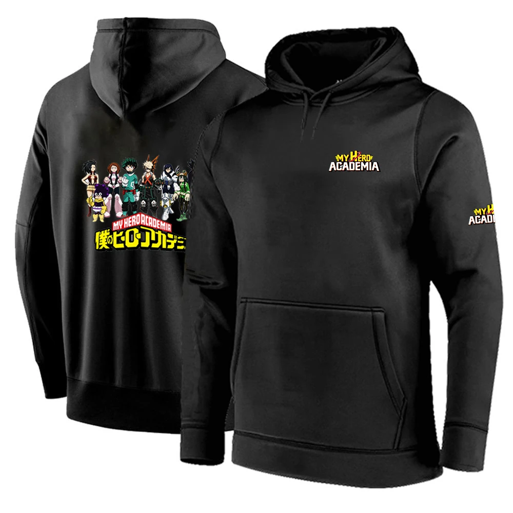

2022 Spring utumn Anime My Hero Academia Hoodies Customize Casual Fashion Coats Pullover Fleece Cotton Sweatshirts Tops