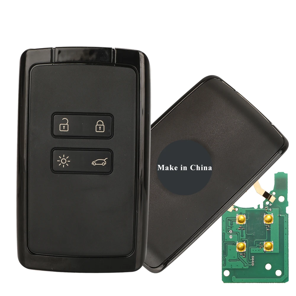 

Jingyuqin 4BTN Smart Remote Key 434 МГц Hitag AES 4A pcf7953M для Renault Megane 4 Talisman Kadjar Espace 5 Keyless Go Entry Key