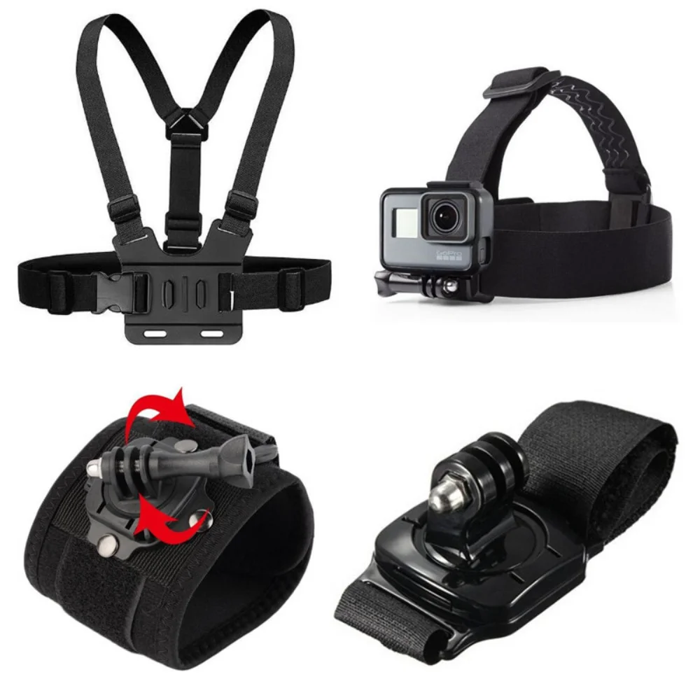 

Chest Strap Mount Belt for Gopro Hero 12 11 9 8 7 6 5+ 4 Xiaomi Yi 4K Action Camera Chest Harness for insta360 Sport Accessories
